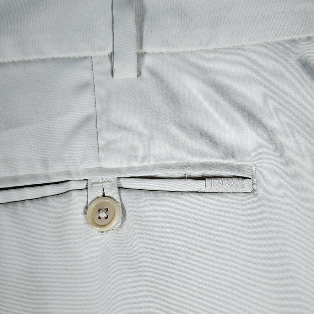 RLX Ralph Lauren Golf Shorts Mens 36 Tailored Fit Performance Beige Excellent - Picture 10 of 16